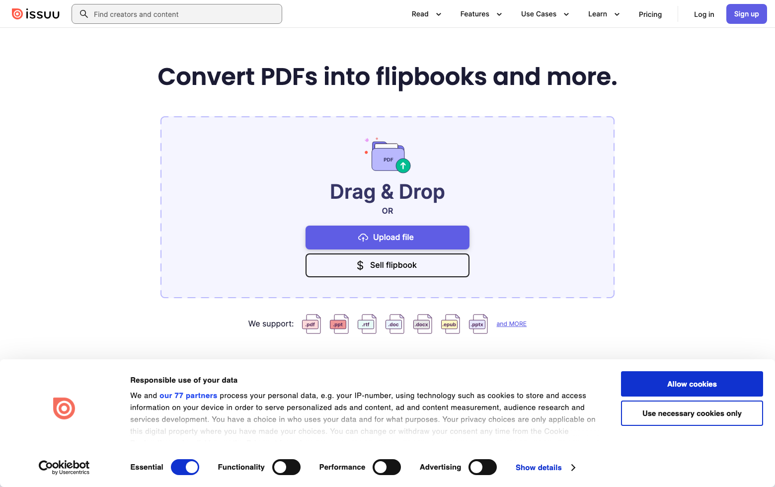 CreatorHub screenshot