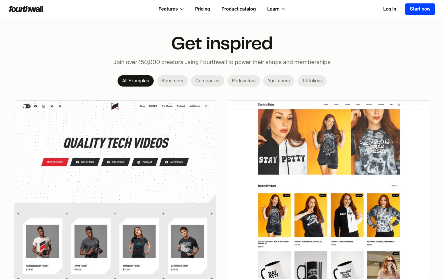 Fourthwall screenshot