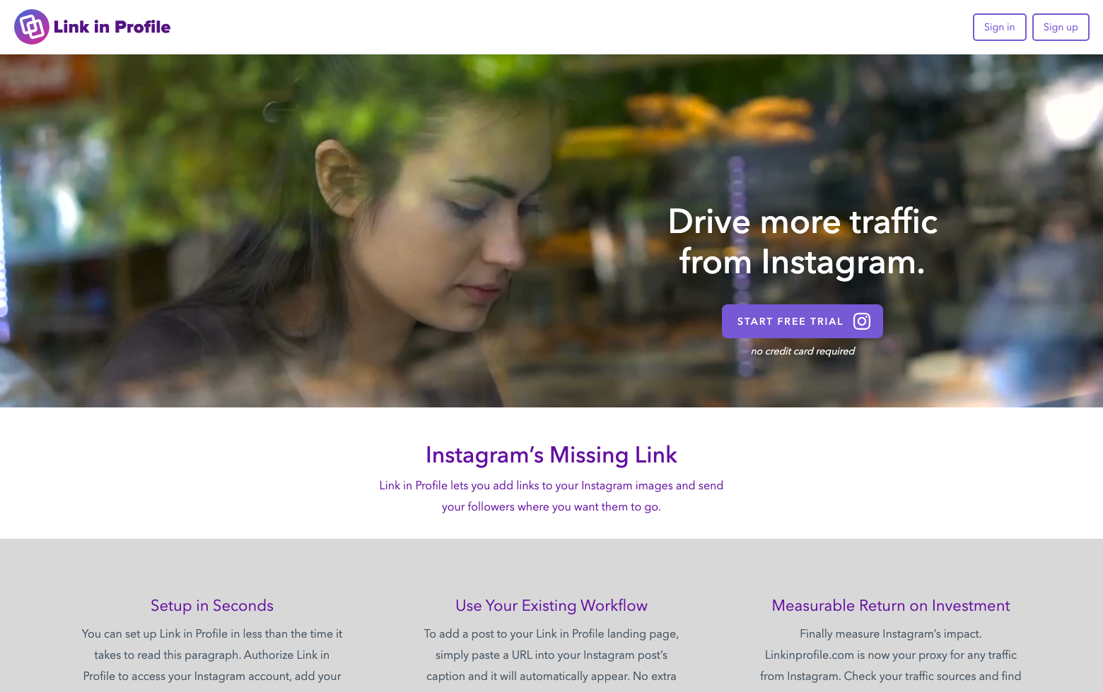 Linkinprofile screenshot