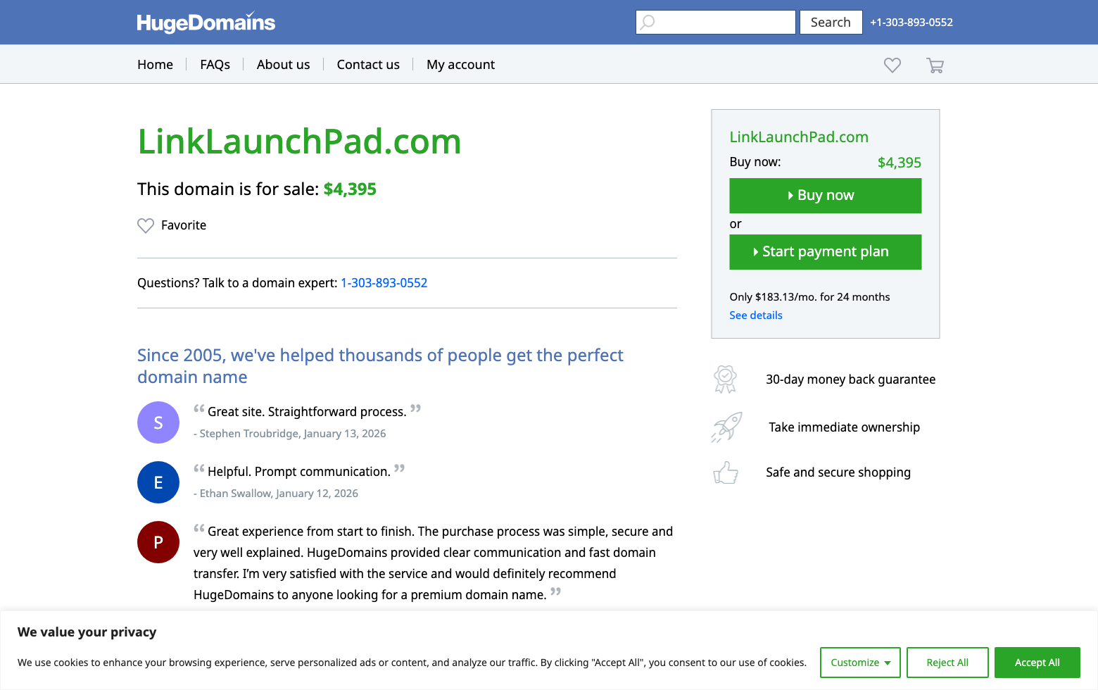 LinkLaunchpad screenshot