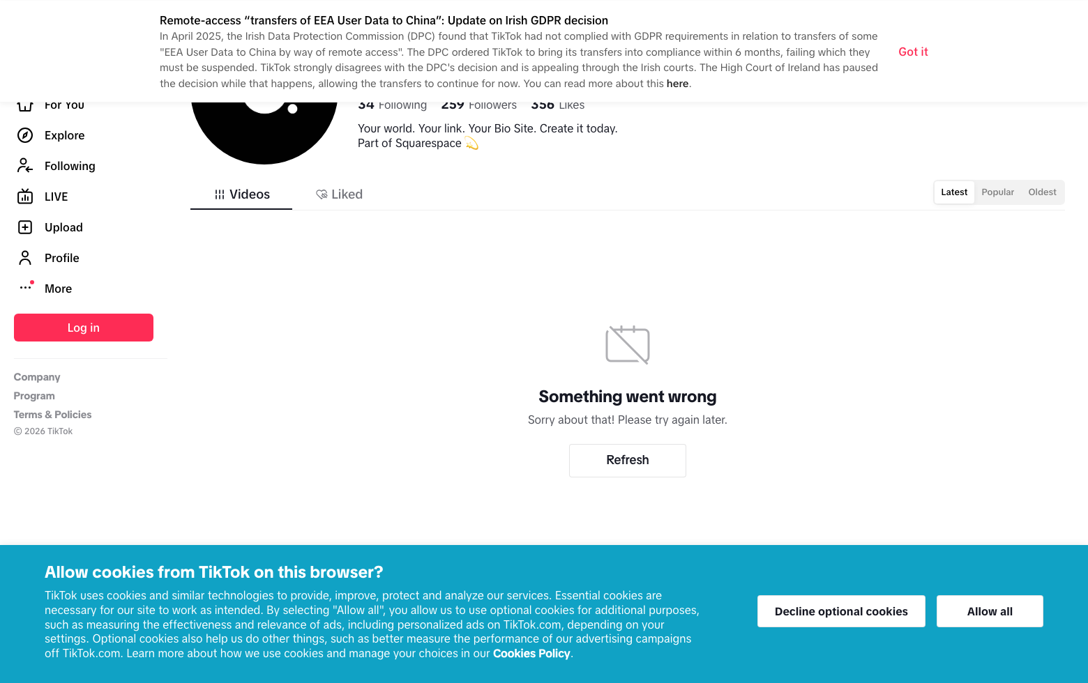 Unfold Bio Sites screenshot